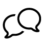 Chat bubble icon Chat bubble icon